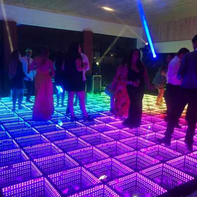 New product p10 3d mirror screen magnet led dance floor panel